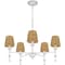 Quoizel Flannery Chandelier 5 Lights Antique White FLA5026AWH - alternate 2
